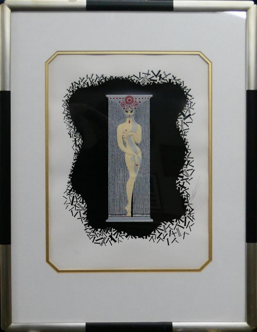 ERTE SERIGRAPH TITLED NUMBER '1' (1 of 4)