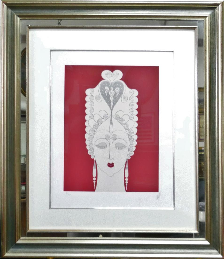 ERTE(ROMAIN DE TIRTOFF)1892-1990)" AMOUREASE" SERI (1 of 3)