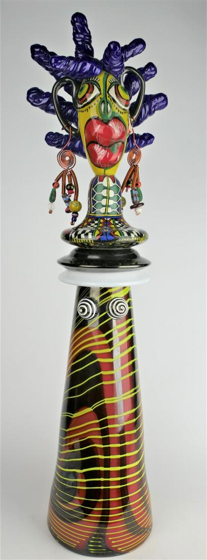 GAVIN HEATH (S.African,b.1961) ART GLASS SCULPTURE (1 of 5)