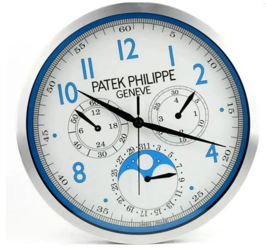 PATEK PHILIIPPE DEALER STYLE 12" WALL CLOCK (1 of 1)
