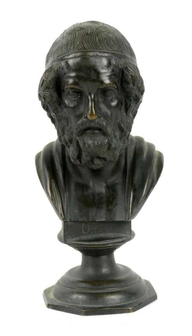 SMALL OMERO BRONZE 5 3/4"  BUST (1 of 4)