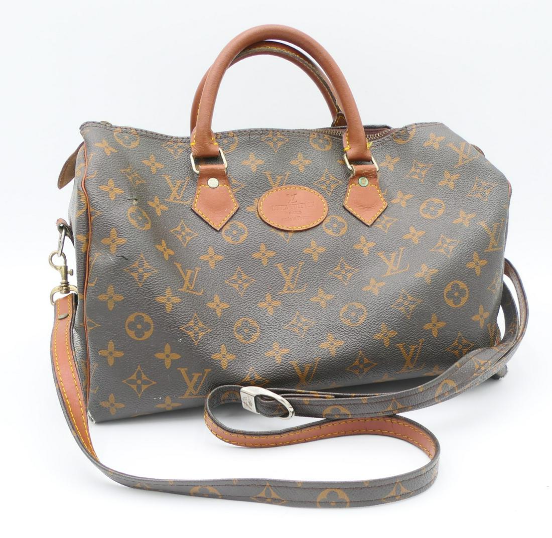 VINTAGE LOUIS VUITTON MONOGRAM HAND BAG (1 of 5)
