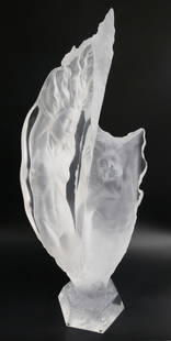 MICHAEL WILKINSON # 261/500 ACRYLIC SCULPTURE: 1994 SIGNED MICHAEL WILKINSON # 261/500 ACRYLIC SCULPTURE, MEASURES 26" HEIGHT.