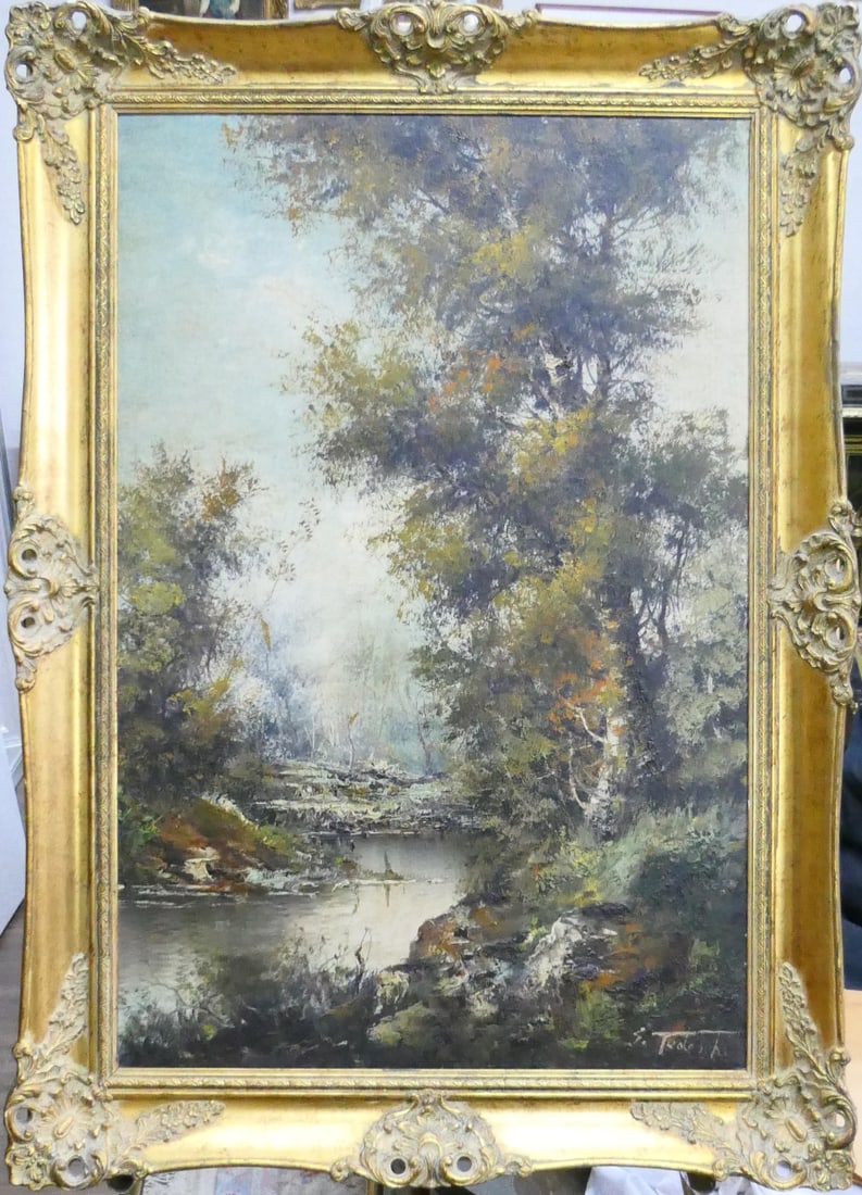 GIANNI TADESCHI (ITALY 1922-2018) LANDSCAPE OIL (1 of 7)