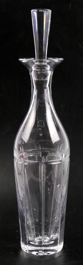 CARTIER CRYSTAL 15" TALL DECANTER W/ BOX: CARTIER CRYSTAL 15" TALL DECANTER W/ BOX