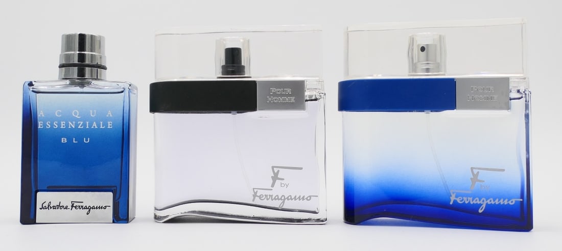 3 SALVATORE FERRAGAMO MENS COLOGNE.: 3 MENS SLAVATORE FERRAGAMO COLOGNE.