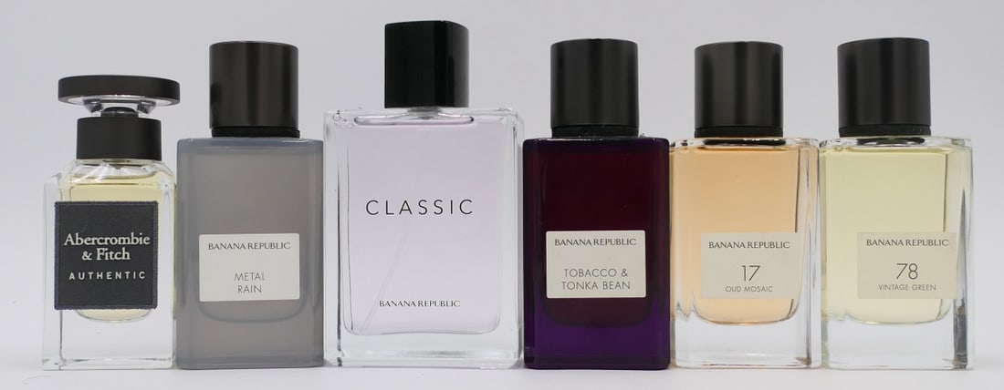 6 MENS COLOGNE  BANANA REPUBLIC ,ABERCROMBIE FITCH (1 of 3)