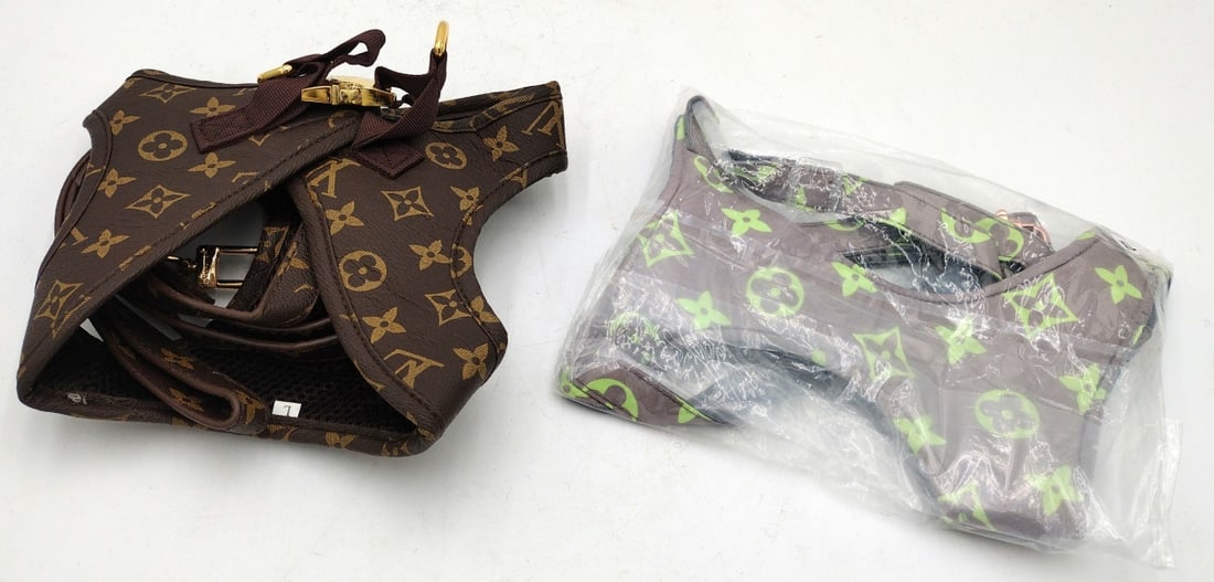 Louis Vuitton Dog Harness Leashes (1 of 4)