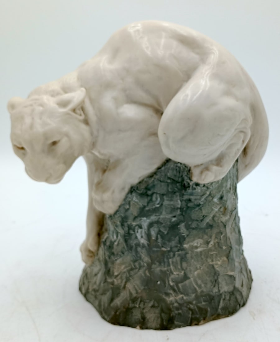 JOSEPH BOULTON (USA 1896-1981) STONE PUMA SCULPTUR (1 of 13)