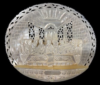 Chinese Mother of Pearl Carving