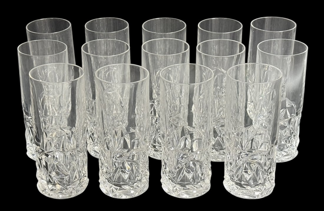 14 Tiffany & Co. Crystal Water Glasses (1 of 3)