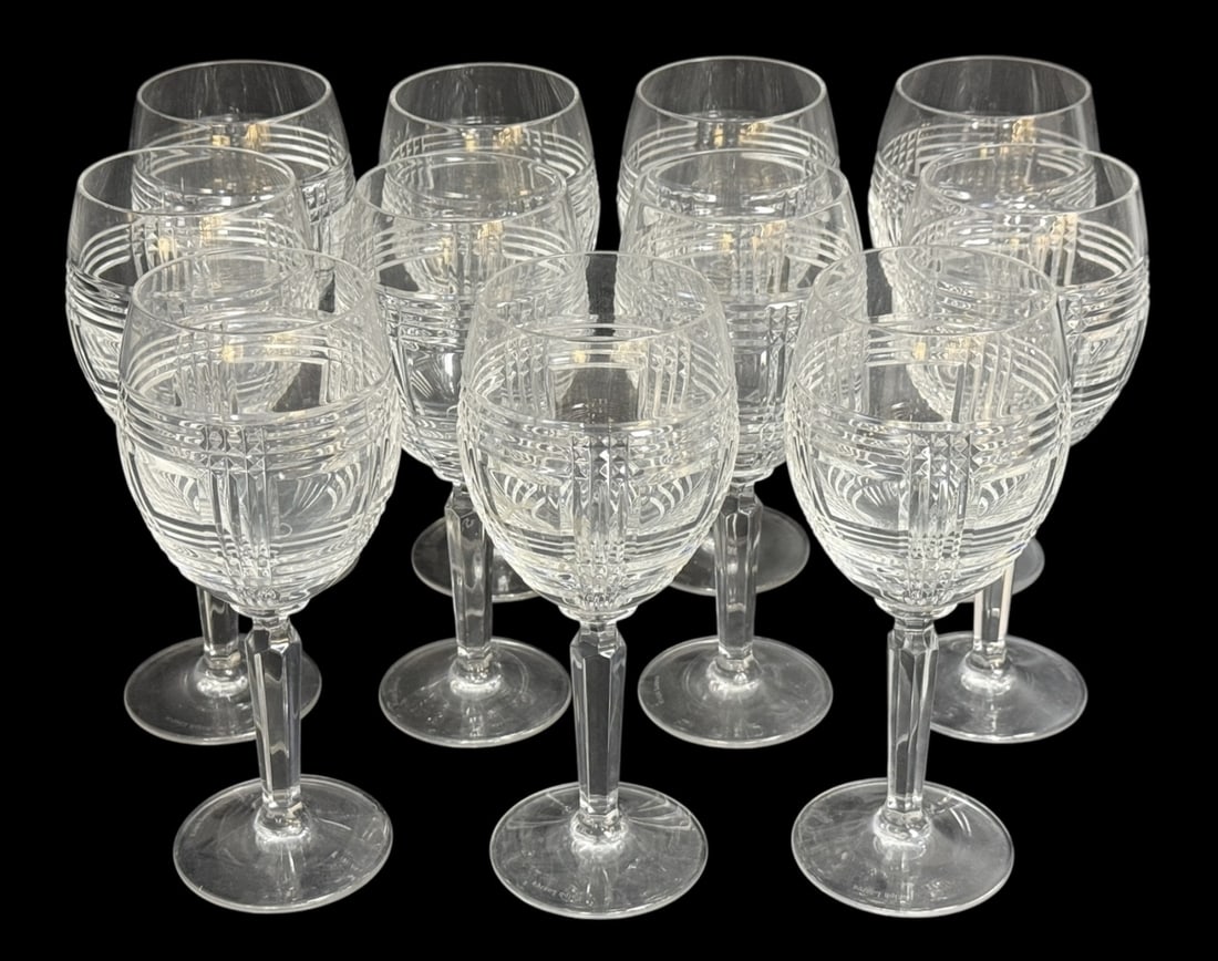 11 Ralph Lauren Crystal Water Goblet Glasses (1 of 5)