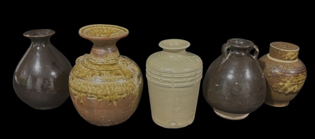 Chinese Pottery Collection: Five Pots and Vases