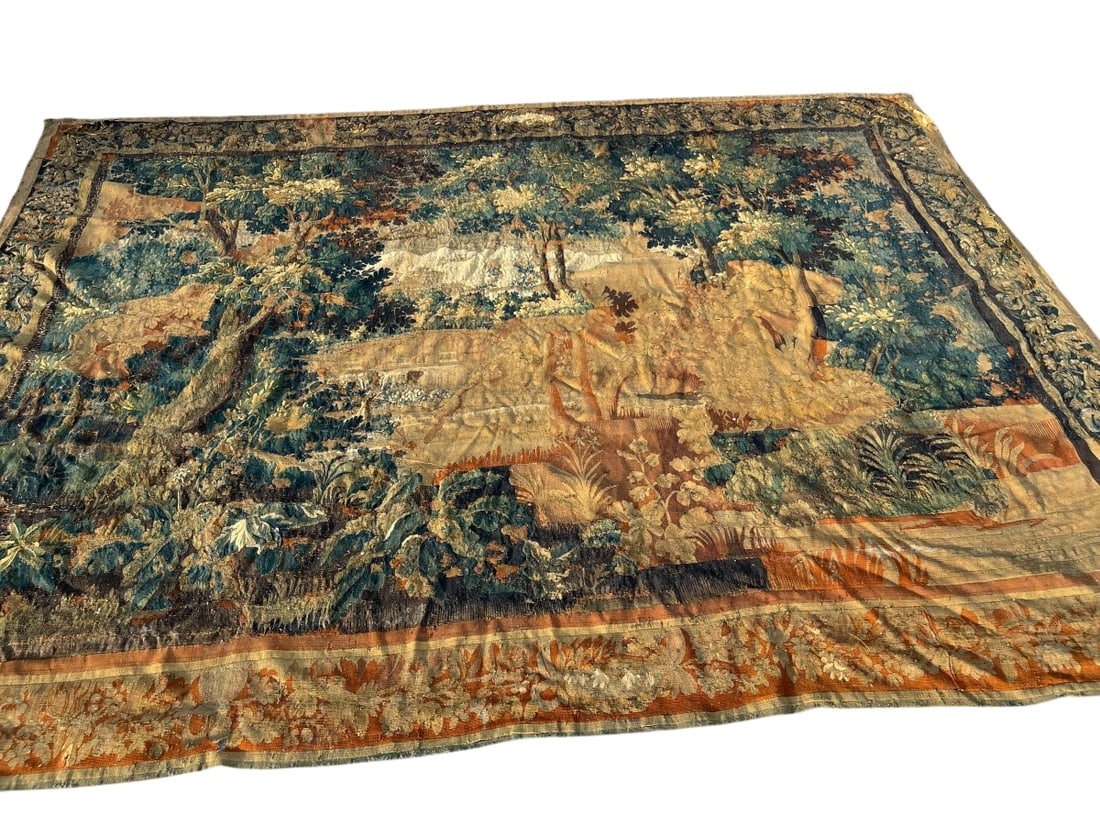 Antique 17th/18th C. Flemish Landscape Tapestry (1 of 10)