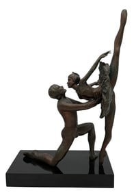 Lopez/Gamero Inspired Silvia Pas de deux Sculpture
