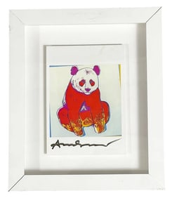 Andy Warhol Gia Panda Invitation Offset Lithograph