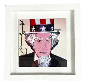 Andy Warhol Uncle Sam Invitation Offset Lithograph