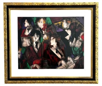 Linda Le Kinff 'Serenade' Color Serigraph