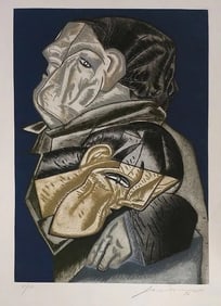 Jose Cuevas Caja China II Color Etching & Aquatint