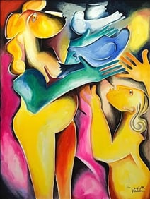 Alexandra Nechita Let Peace Set You Free Litho