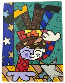 Romero Britto Upsidedown Too Silkscreen