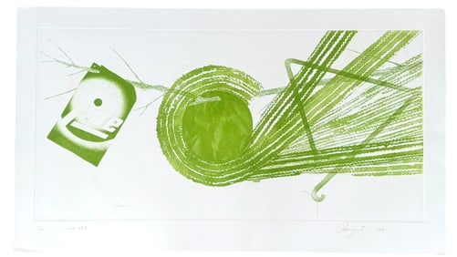 James Rosenquist Spokes 2 State Etching & Aquatint