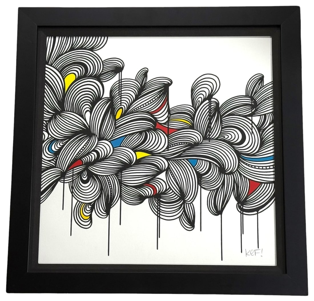 KEF! 'Color of the Moon #5' Acrylic Screenprint (1 of 9)