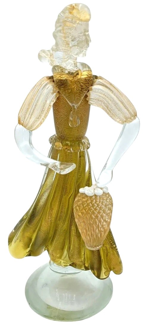 Vintage Murano Venetian Art Glass Sculpture of a Woman (1 of 4)