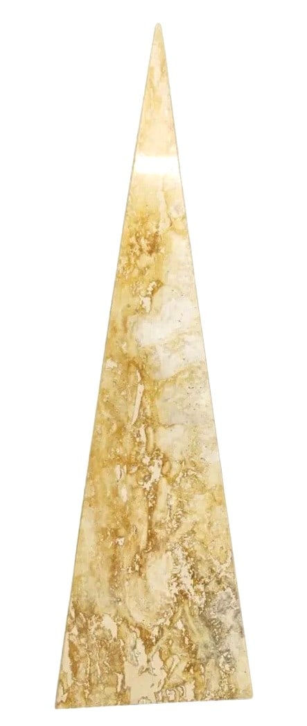 Large & Heavy 31in Modern Marble Obelisk Sculpture (1 of 3)