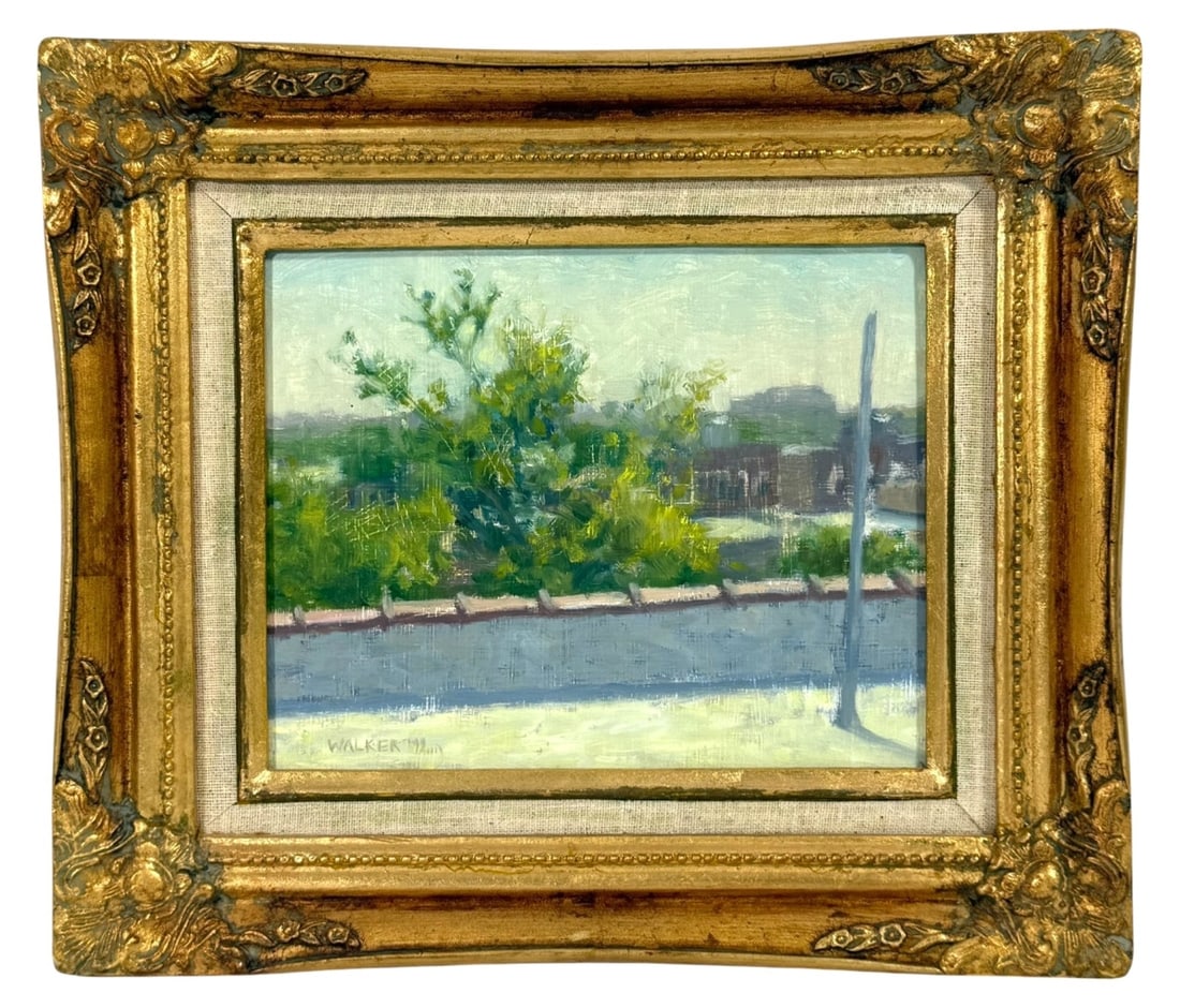Signed Walker Oil Painting on Board (1 of 8)
