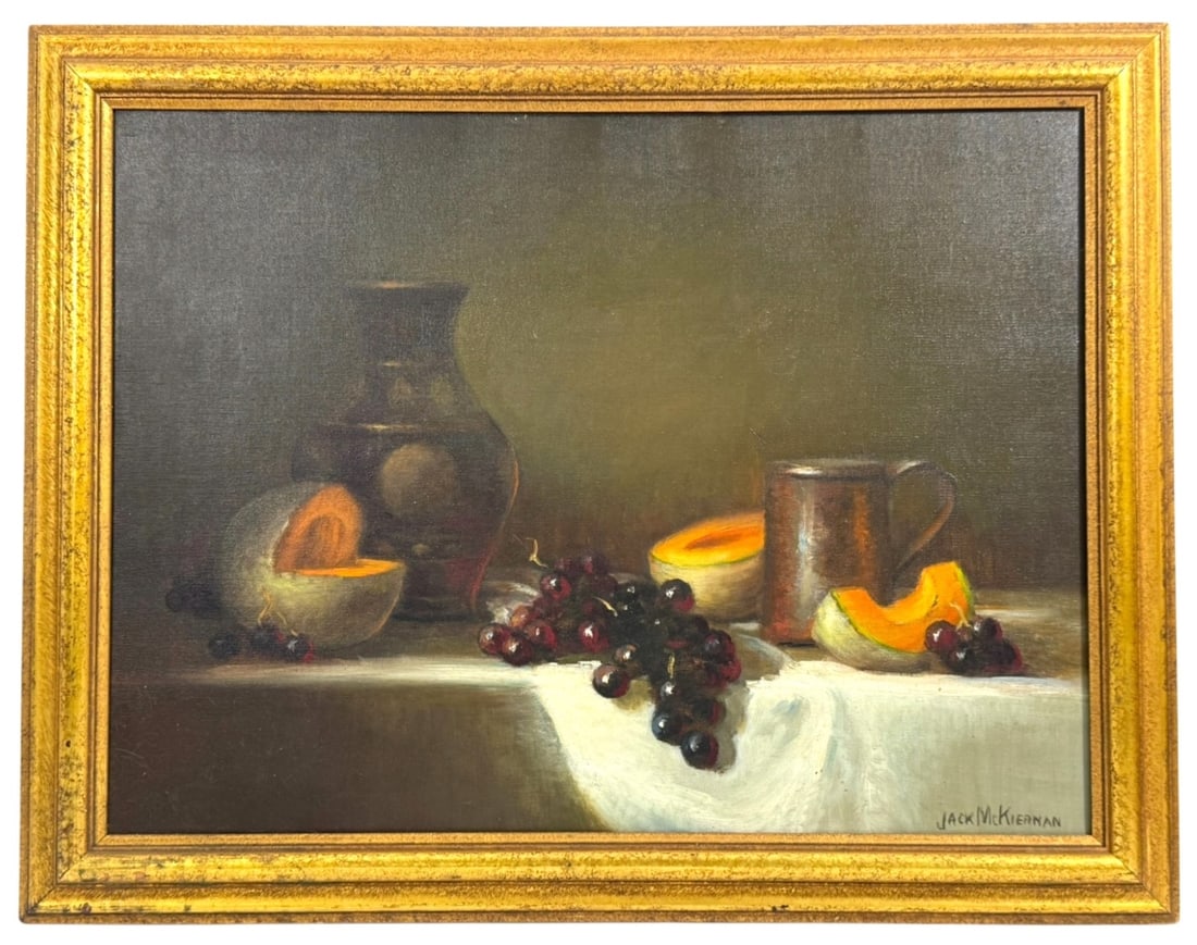 Jack McKiernan Still Life Oil Painting on Canvas (1 of 7)