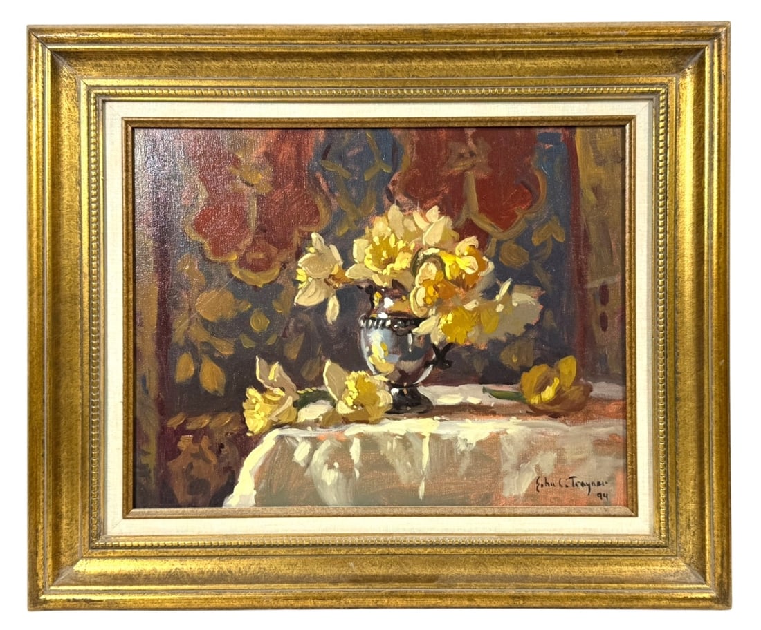 John C. Traynor Still Life Oil Painting, 1994 (1 of 8)