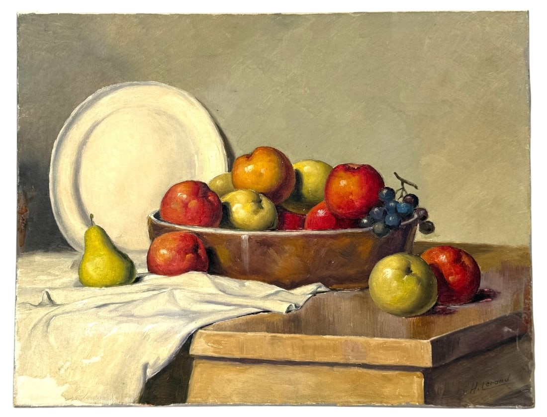 H. Lerand Still Life Oil Painting on Canvas (1 of 6)