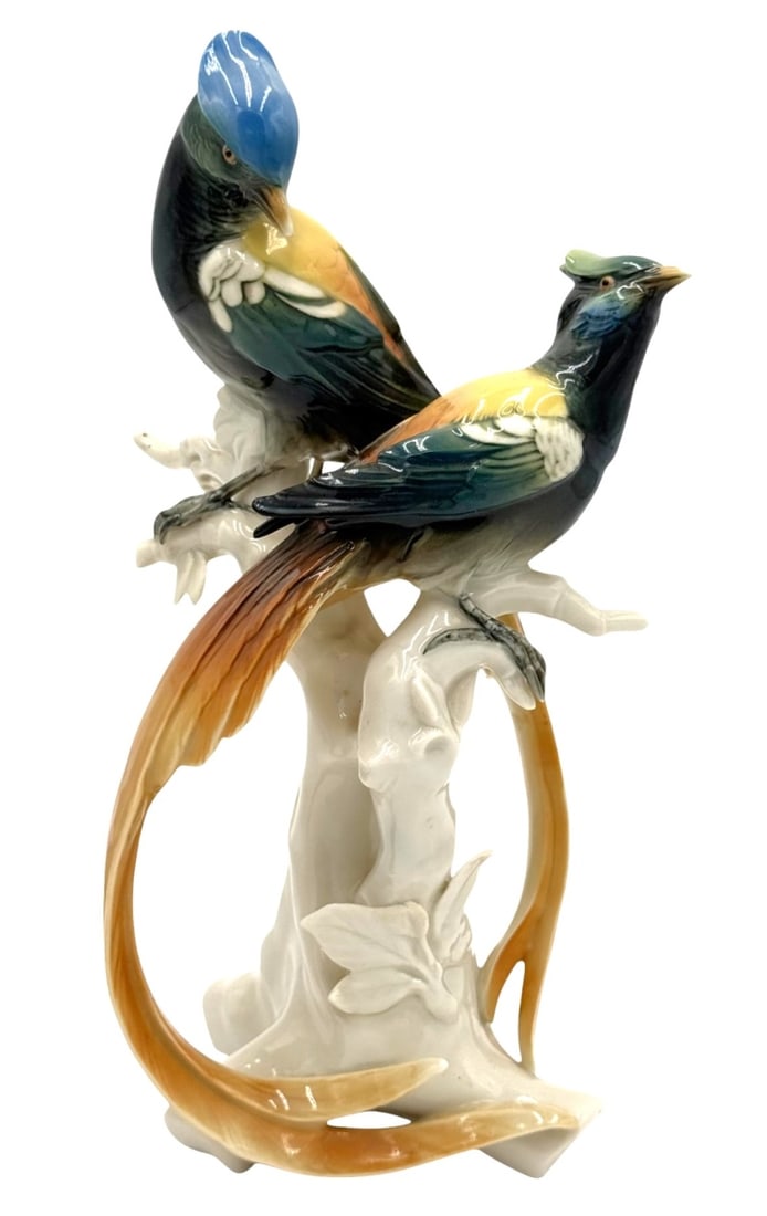Karl ENS Porcelain Sculpture of Two Birds (1 of 4)