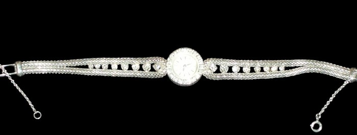 Antique Piaget Art Deco Platinum & Diamond Watch