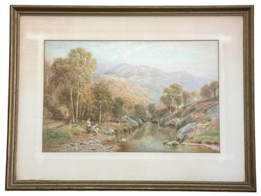 Ebenezer Wake Cook Landscape Watercolor Painting