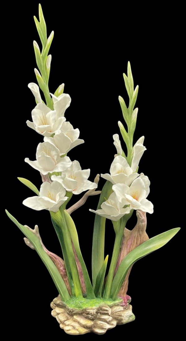 Boehm 'Gladiolus' Porcelain Flower Sculpture (1 of 5)