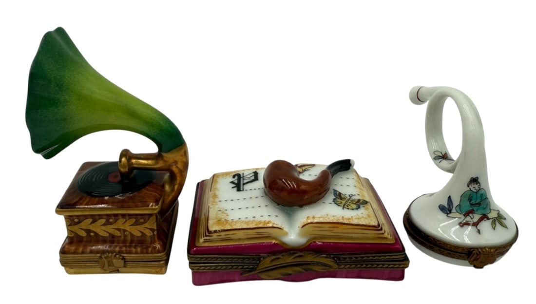 Limoges Porcelain Trinket Boxes Collection, 1998 (1 of 3)