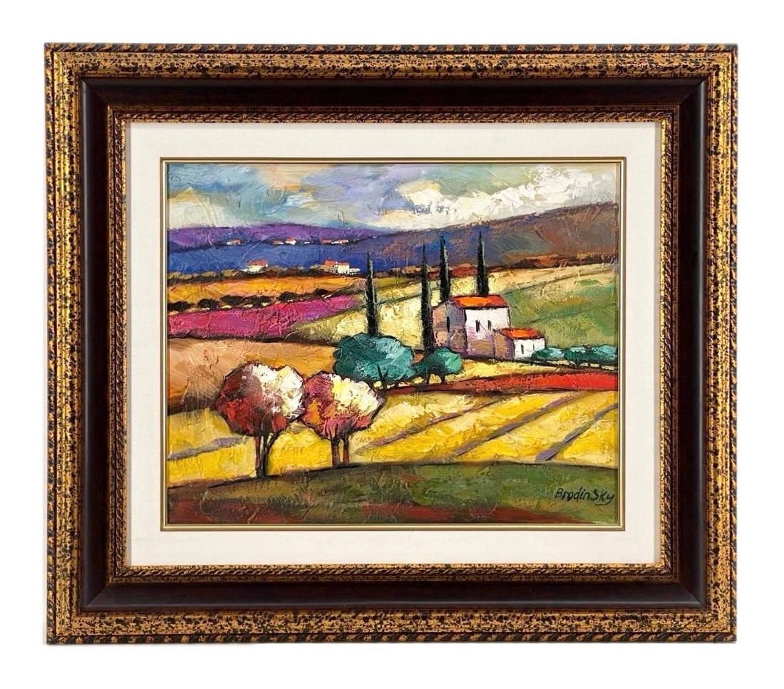SCARBOROUGH FARMS" OIL ON CANVAS (1 of 3)