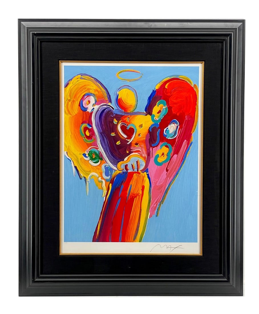 ANGEL WITH HEARTS II" SERIGRAPH ON PAPER (1 of 4)