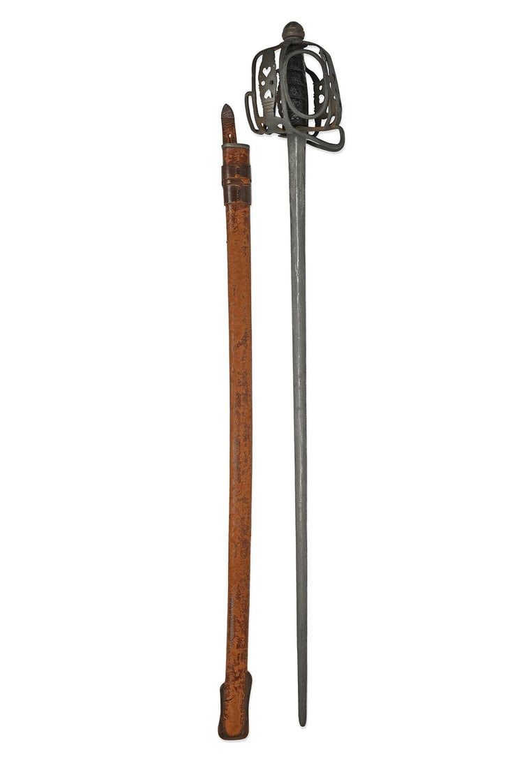 A JACOBEAN SCOTTISH BROADSWORD, (1 of 2)