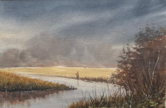 Stormy Stream Fisherman by Anton Stetzco (1 of 1)