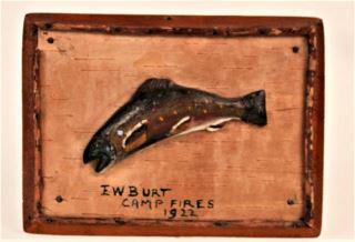 Trout Carving on Plaque (1 of 1)