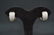PAIR 18KT WHITE GOLD PAVE SET HOOP EARRINGS