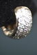 PAIR 18KT WHITE GOLD PAVE SET HOOP EARRINGS - 2