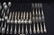 56 PCS CHRYSANTHEMUM TIFFANY STERLING FLATWARE SET - 2