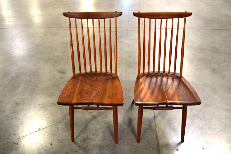PAIR GEORGE NAKASHIMA "NEW" CHAIRS (1 of 10)