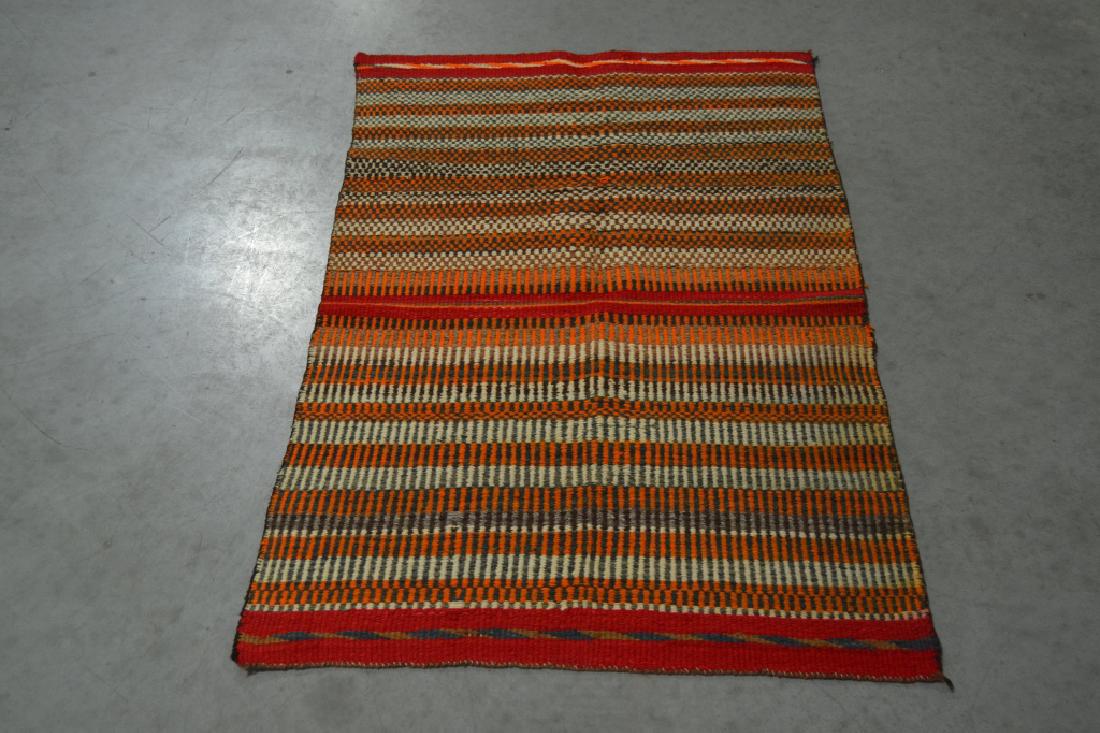 NATIVE AMERICAN NAVAJO DOUBLE SADDLE BLANKET (1 of 1)