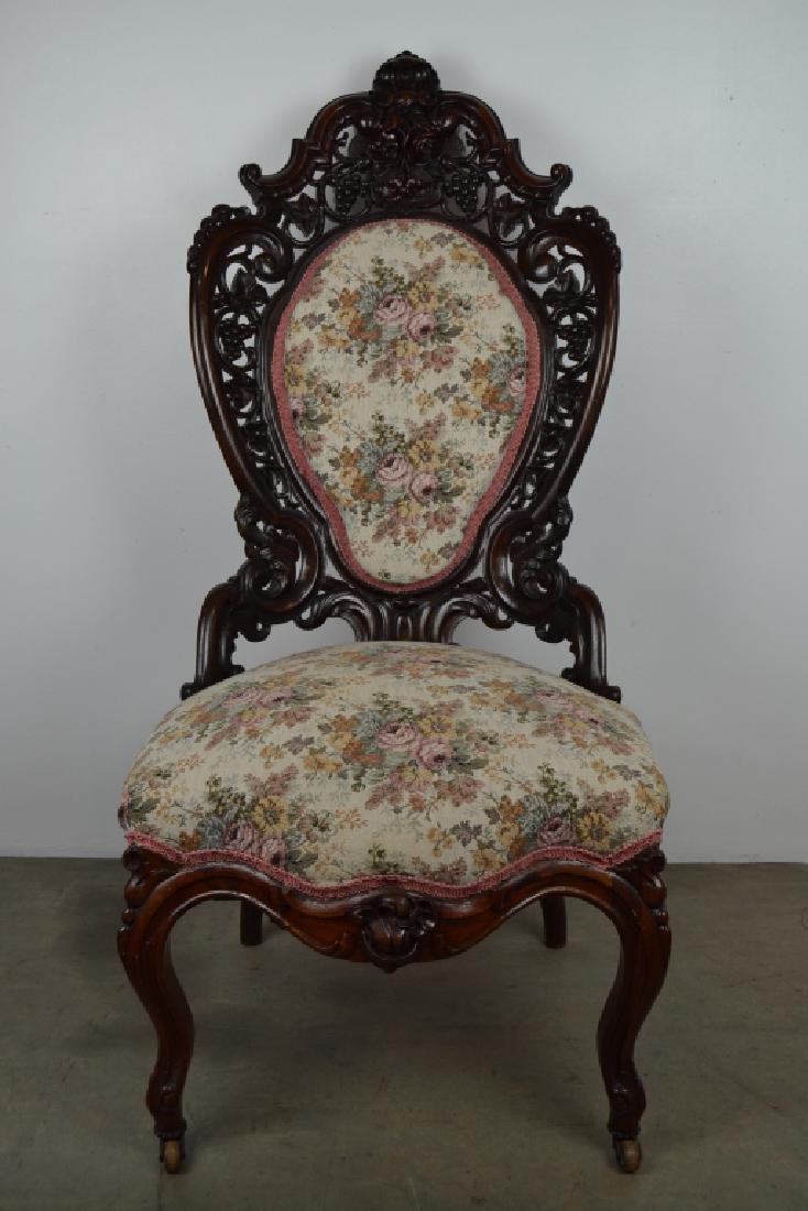 J.& J.W. MEEKS HAWKINS ROSEWOOD LAMINATED CHAIR (1 of 3)