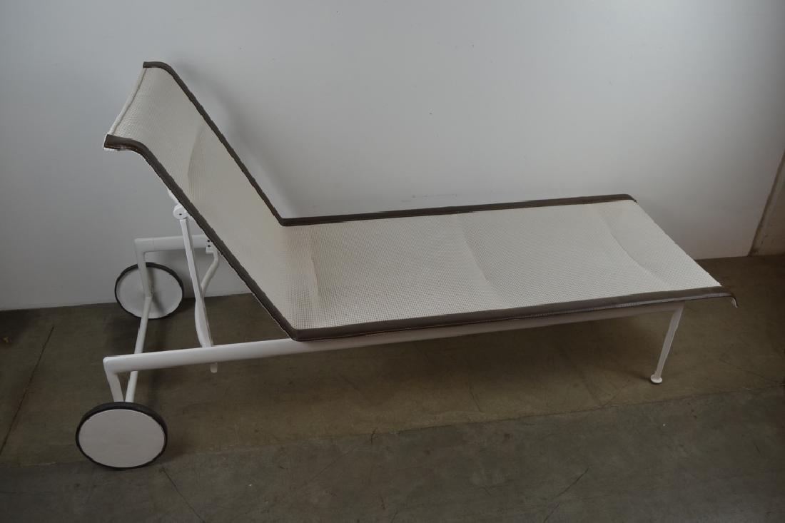 RICHARD SCHULTZ FOR KNOLL MID CENTURY LOUNGE: 74" LONG X 25 1/2" WIDE X 36" TALL (MAXIMUN ADJUSTABLE HEIGHT)